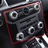 5Pcs Car Volume &amp; Air Conditioning Knobs Button Trim Cover