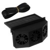 iplusmile Solar Window Car Exhaust Fan Triple Head Design Efficient