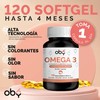 Oby Omega 3 Premium 1300mg - Aceite de Salmón Salvaje