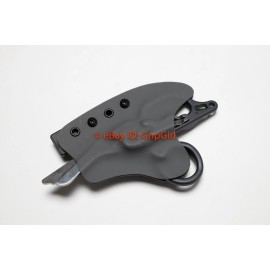 GripGirlSupply Custom Kydex Dark Gray Holster for Leatherman Raptor Response Trauma Shears EMT