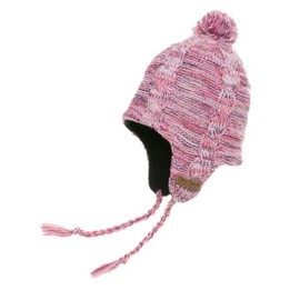 DexShell Waterproof Earflap Beanie, Orchid Heather
