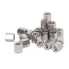 20 Pcs Hex Coupling Nut M8x1.25 L15mm 304 Stainless Steel
