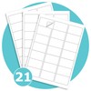 Triplast 10 x Multipurpose A4 Label Sheets - 21 Labels
