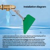 1/2" Float Valve, Brass Valve with Plastic Float, Floating Ball