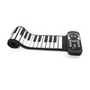 Modern Electronic Roll Piano 49 Keys Black