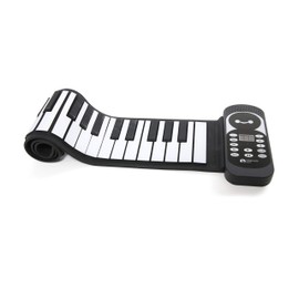 Modern Electronic Roll Piano 49 Keys Black