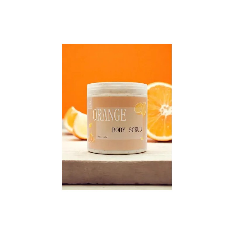 Exfoliante Corporal Hidratante Natural Naranja Y Cafe 550g