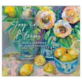 Legacy Joy In Bloom 13 x 12 Paper 2025 Hanging Wall Calendar
