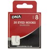 120 x Barbless Eyed Match Hooks 20 x Sizes 8