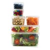 Décor Food Storage Container, Clear, Pack of 6