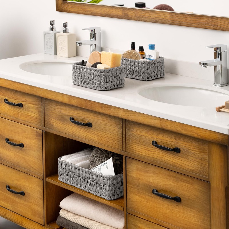 GRANNY SAYS Wicker Storage Baskets for Shelves, Wicker Baskets for