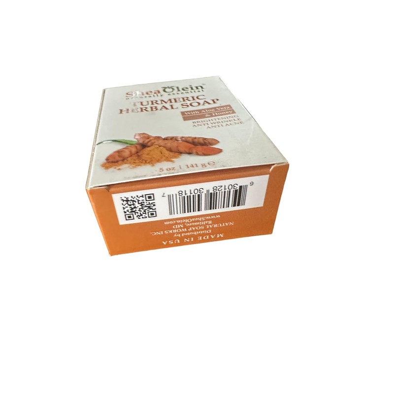 Shea Olein TURMERIC HERBAL SOAP WITH ALOE VERA & HONEY