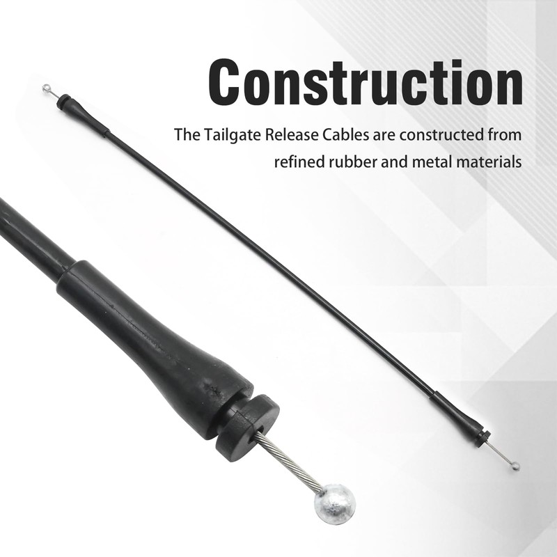Newnessai 2Pcs F2UZ-15264A65-B Tailgate Release Cables, Replacement for Ford Expedition
