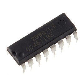 Bridgold 20pcs CD4511BE CD4511 4511 CMOS BCD-to-7-Segment Latch Decoder Drivers IC,DIP-16.