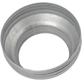 HVAC OV 8" to 6" Inch Round Duct Reducer - Galvanized Steel Pipe Increaser - Coupling for Round Duct Ventilation Systems - Heating & Cooling, HVAC