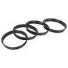X AUTOHAUX 4pcs Plastic 73.1mm OD to 70.3mm ID Car
