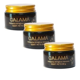 Bálsamo Natural de Cera de Abeja Melipona Tripack  3 Piezas Hidratantes para Rostro, Labios, Cutículas y Cuerpo  Suaviza y Difumina Manchas  100...   