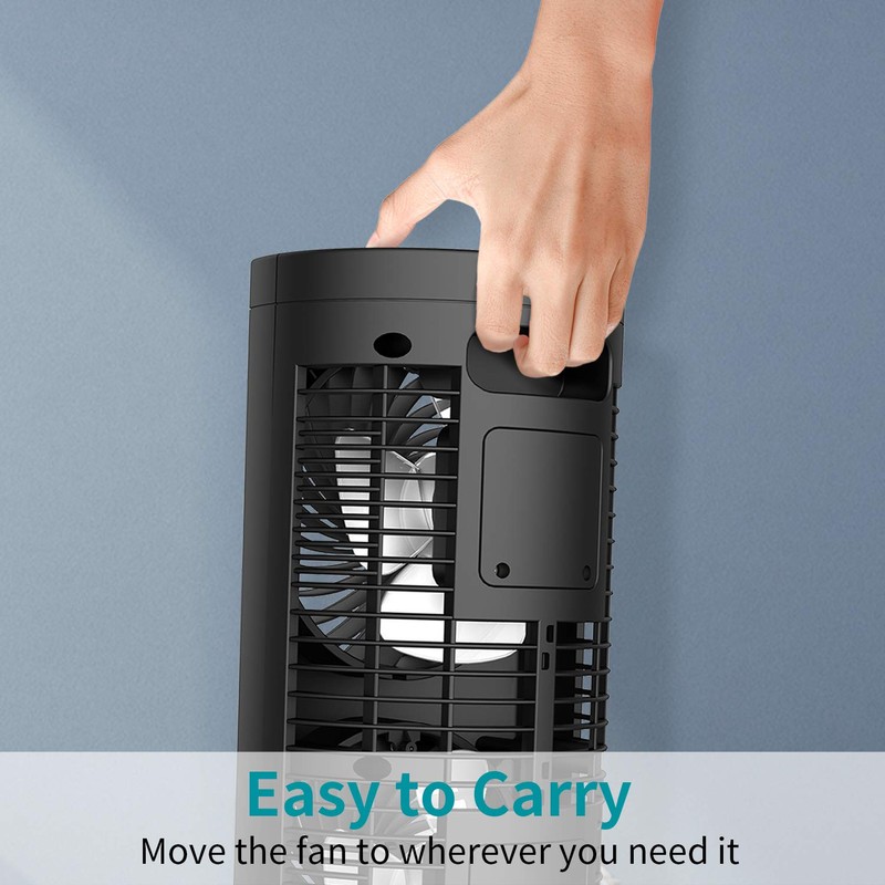 Dr. Prepare Desk Fan Tower Fan Cooling Fan, Portable Oscillating