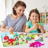 Wooden Puzzle, 3D Wooden Puzzle for Children, Dinosaur Toy, Wooden