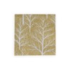 Winter Trees Gold & White Cocktail Napkins - 20 Per
