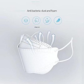 4 layers of 5 colors KF-94 dust-proof filter masks, fish-shaped masks (50 pcs)