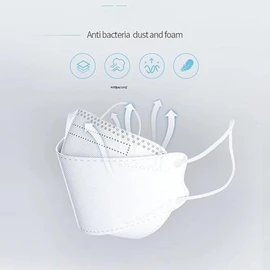 4 layers of 5 colors KF-94 dust-proof filter masks, fish-shaped masks (50 pcs)