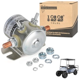 10L0L 36 Volt Golf Cart Solenoid #70 Series Relay 4 Terminal SPNO Continuous Duty for EZGO 36 Volt Electric Golf Cart, Replace OEM# 27855G01, 11761G1, 27855G02, 31680G1, 3016