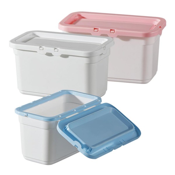 TOPBATHY 3pcs Laundry Detergents Box Plastic Laundry Bead Case Laundry
