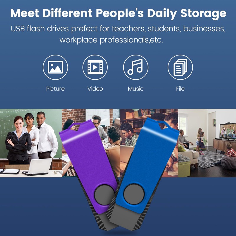 AGECASH 2GB USB Flash Drive Bulk USB Drive 100Pack USB