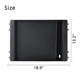 7599 Enameled Cast Iron Griddle for Weber Genesis II, Durable Even Heat Flat Top – Fits E-310/E-325/E-335/S-310/S-325/S-335