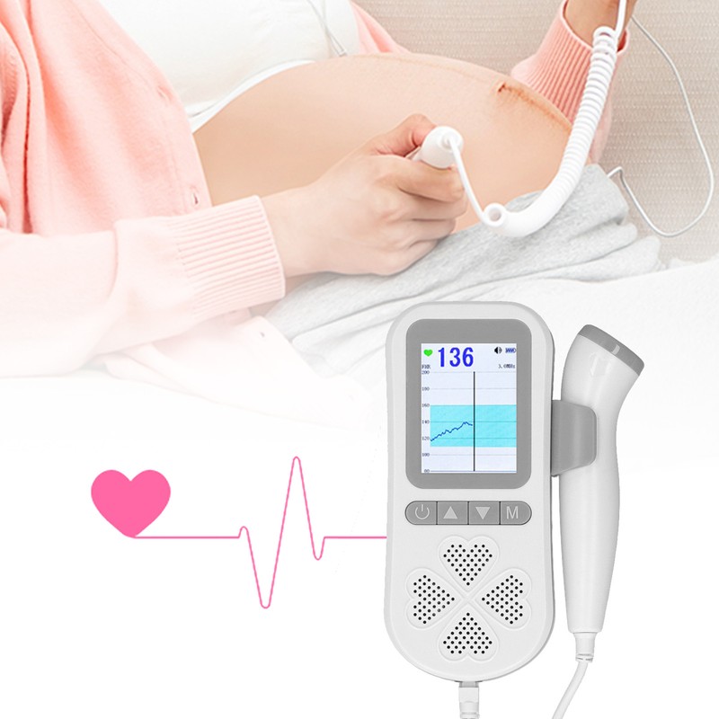 Fetal Heartbeat Monitor 3 Modes Accurate Measurement Noise Reduction Heart