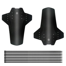 Gativs 2 Pieces Mudguard Mudguard Mountain Bike Mudguard Mountain Bike Splash Guard Mudguard Fender Downhill Mudguards Bicycle Accessories with 8 Cable Ties for Bicycle