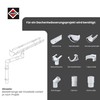 INEFA Reducer Downpipe, PVC DN 100/75 Grey Accessories Downpipe Plastic,