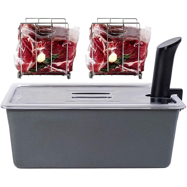VÄESKE Large Sous Vide Container 26 Quarts with Lid, 2