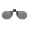 Fujita Optical Cu – V Clip – Up Sunglasses Polarized Smoke Polarized