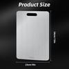 Gyugmhao Titanium Cutting Board,Stainless Steel Cutting Boards for Kitchen,Double-Sided Food
