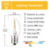 C7 LED Bulbs,0.5 Watts LED Filament Night Light Bulb Edison