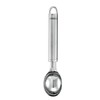 Leifheit Sterling Ice Cream Scoop and Cookie Scoop, Oval Handle to Allow the Ice cream Spoon to Sit Comfortably in Your Hand, With Practical Eyelet for Hanging