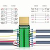 Willwewon 4PCS HDMI Solderless Male Adapter, Gold Plated Connector Breakout