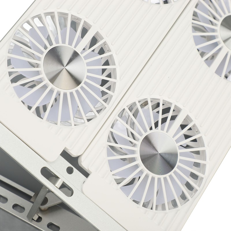 Laptop Stand with Cooling Fan Detachable Adjustable Aluminum Foldable Portable