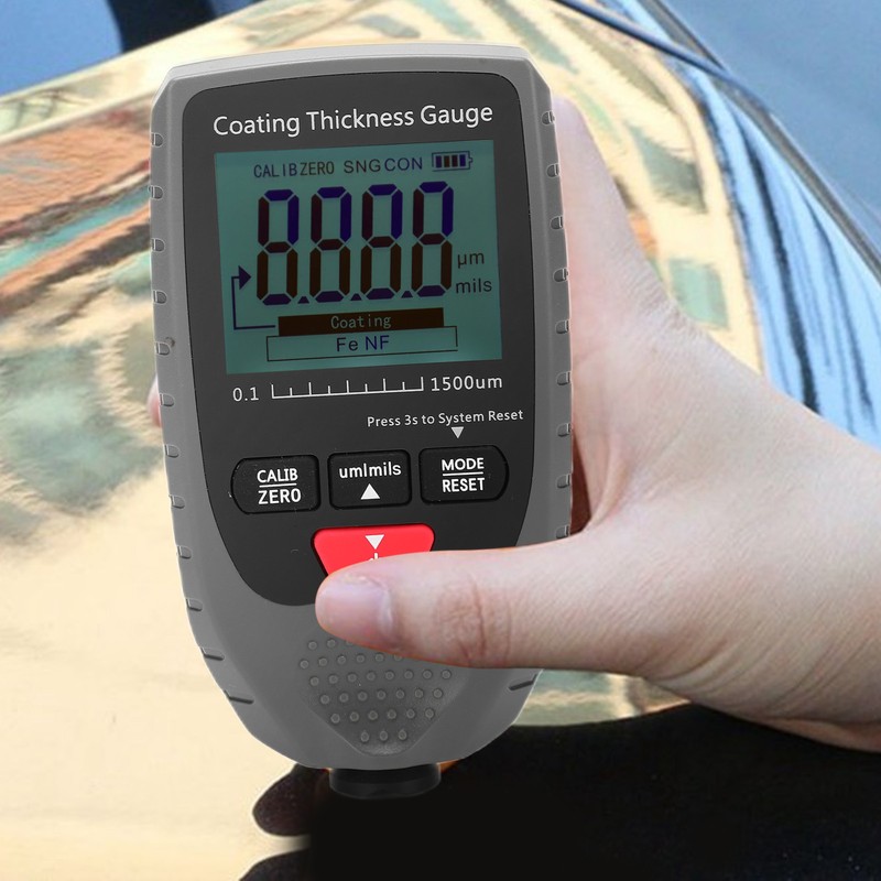 GM998 Thickness Gauge LCD Digital Paint Thickness Gauge Haigh Accuracy