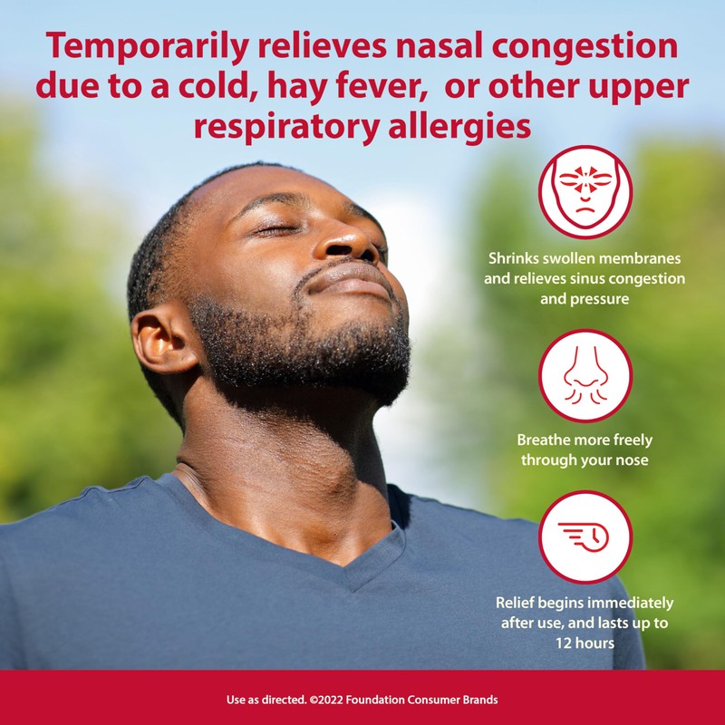 Dristan 12-Hour Nasal Spray Decongestant, Fast-Acting Sinus and Nasal Congestion