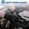Dunnet Tools Large 10.5" Black Coated Work Gloves - Lightweight