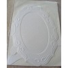 Unbranded NEW SEALED Paper Die Cuts Scrapbooking Embossed Oval Frame