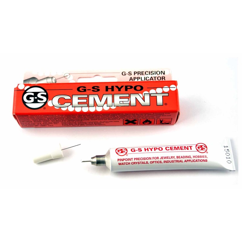 Jeweltool McGuinness Hypo Cement in Original GS Packing, Pack of