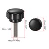 QUARKZMAN 4pcs Knurled Tension Knobs M6 x 25mm Metric 304