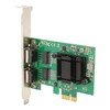 TXA108 82571 2 RJ45 Port Gigabit Network Card PCI Ex1