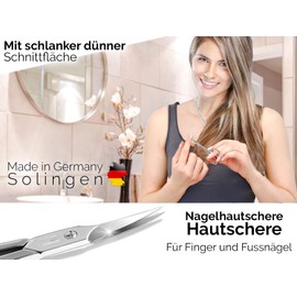 Cuticle Scissors Cuticle Scissors Made in Germany with Sharp Curved Cutting Surface Manicure Scissors with Extra Fine Tip for Shortening Cuticles