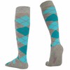 Mysocks Calcetines largos unisex hasta la rodilla, Turquesa menta sobre
