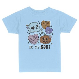 Be My Boo Toddler Kids T-Shirt 3T Light Blue